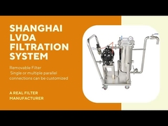 Grado alimenticio 150 malla de acero inoxidable carruaje bolsa móvil carcasa de filtro para jarabe de miel